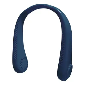 2 Pcs Blue Portable Neck Fan | Hands-Free Personal Fan | Quiet & Adjustable | Ideal for Outdoor & Indoor Use