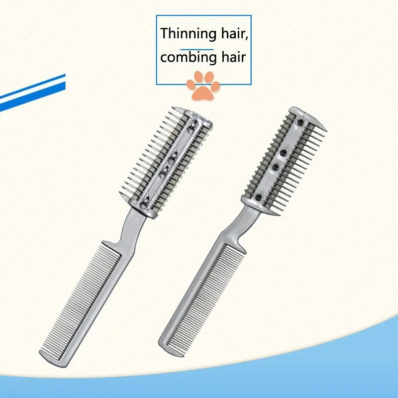 2 Piece Pet Hair Removal Comb Set