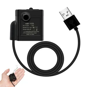 2024 Mini USB Water Pump DC 5V USB Micro Submersible Pumps Pet Water Dispenser for Pool Fountain Rockery Filter Pump Accessories