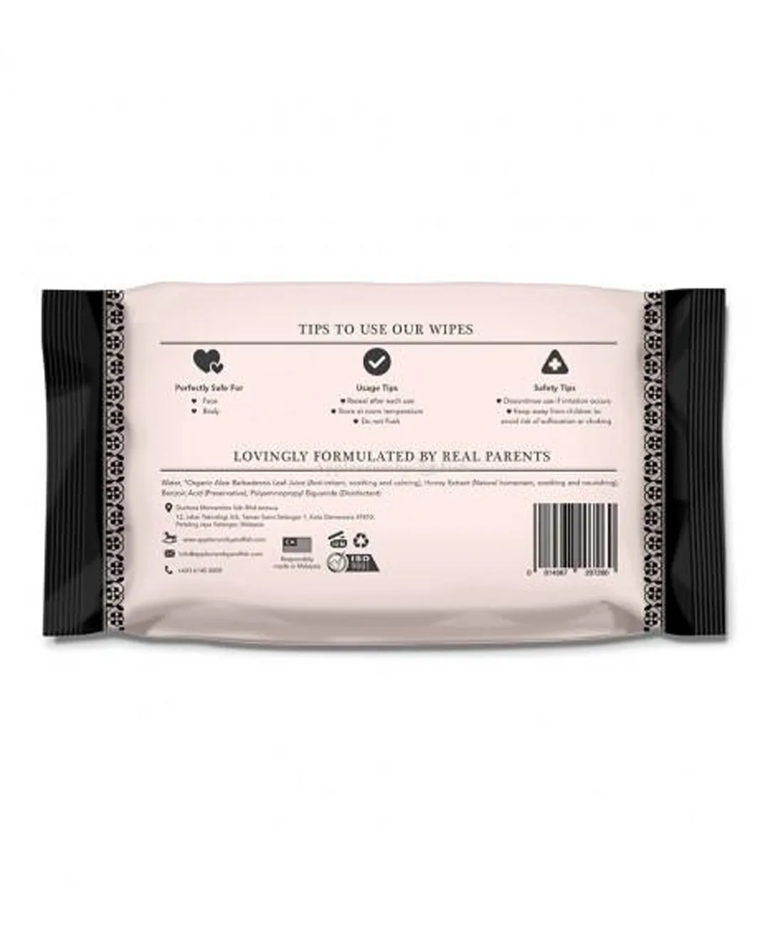 Applecrumby Honey Wipes - 80 Sheets X 2 Packs