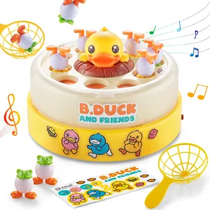 B.Duck Games for Kids Age 4-6, Bounce and Catch Duck Board Games for Kids 4-8,Family Games Toys for 5-7 Boys Girls, Birthday Gifts for Toddlers 3-5