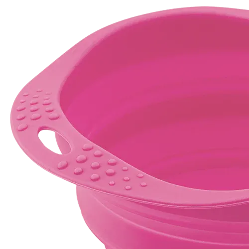 Beco Collapsible Travel Bowl Pink