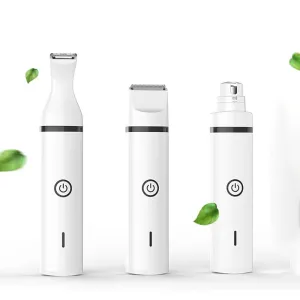 Dog Hair Trimmer & Nail Grinder - 3 in 1 Grooming Tool - USB Rechargeable