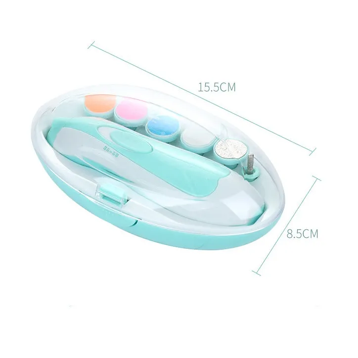 Dr.isla Electric Baby Nail Trimmer 6 in 1 Clipper Adult Nail Polisher Pedicure