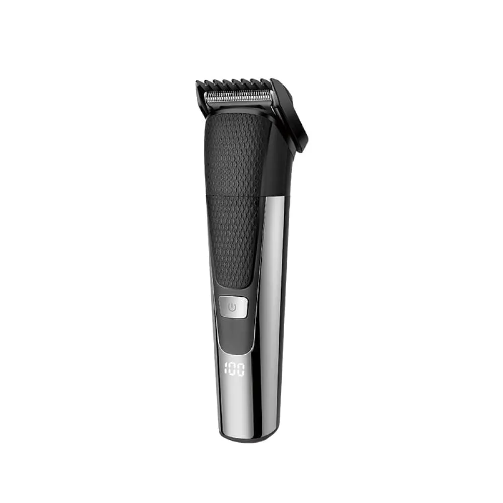 Electric Hair Clippers Men Quiet Led Display Cordless Usb Rechargeable Hair