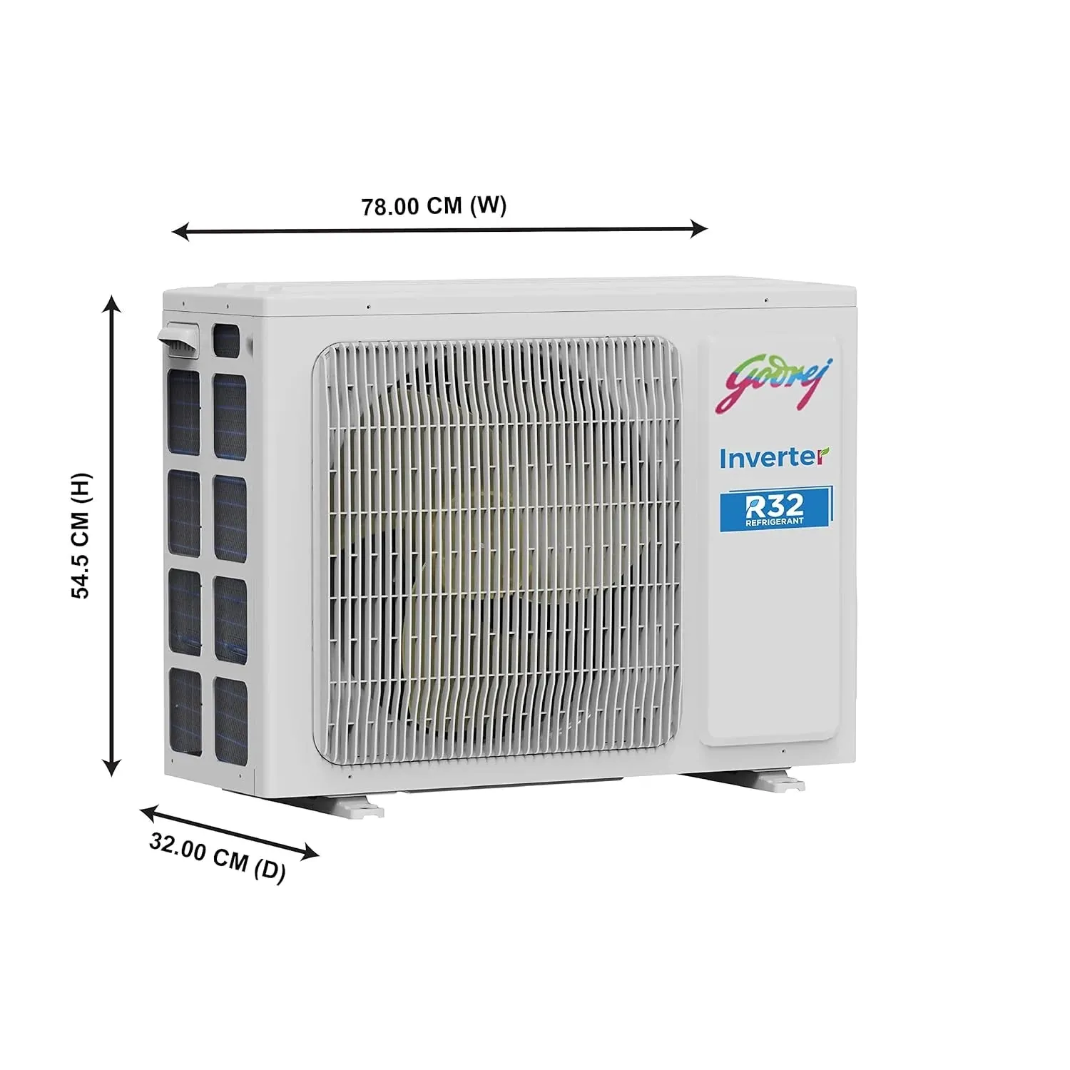 Godrej SIC 20ITC3-WWA 1.7 Ton 3 Star, 5-In-1 Convertible Cooling Inverter Split AC (Copper, Heavy duty cooling at 52 C, 1.7T  White)