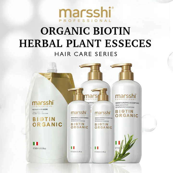 Private Label Organic Biotin Hair Growth-مجموعة شامبو