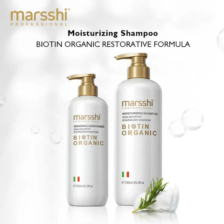 Private Label Organic Biotin Hair Growth-مجموعة شامبو