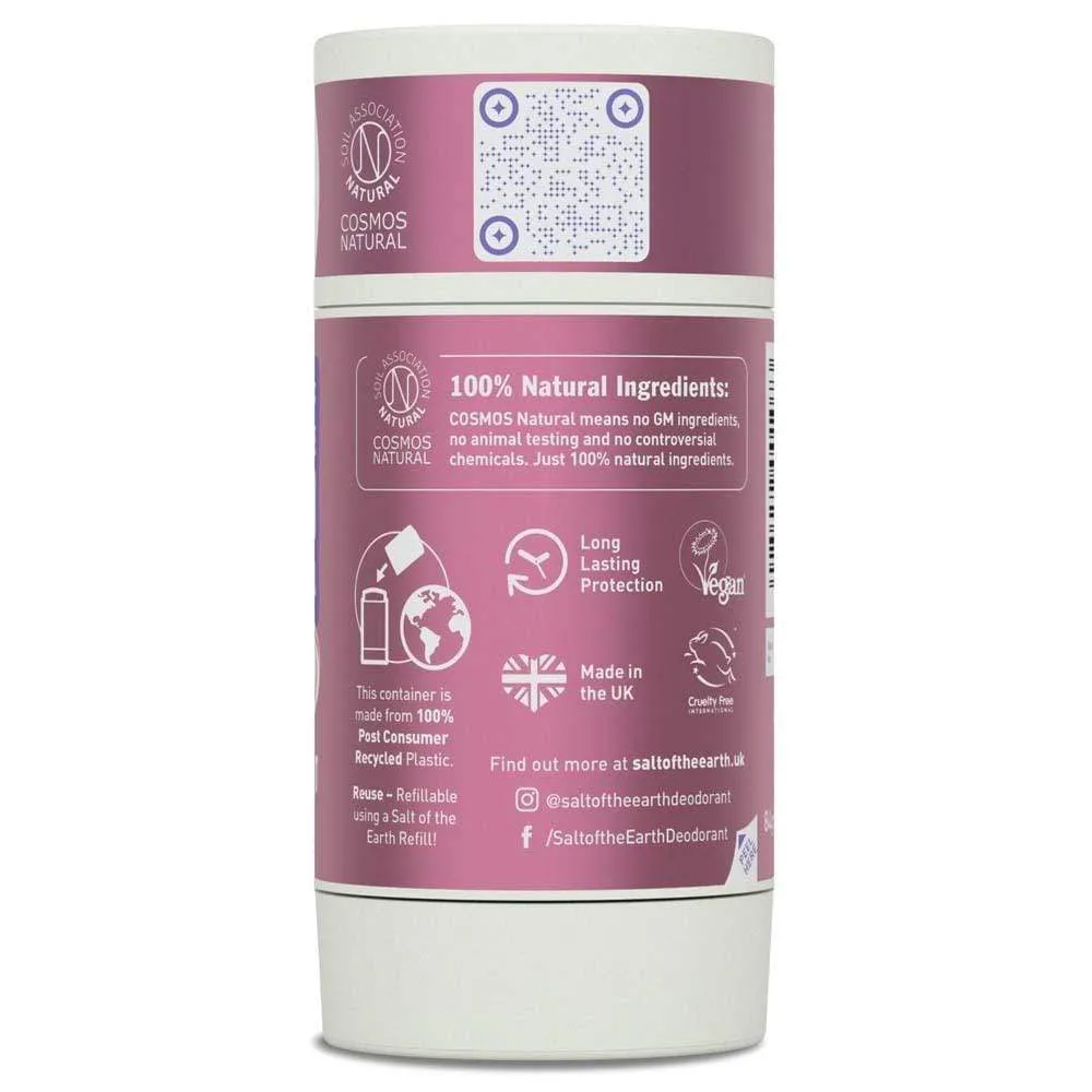 Salt of The Earth Natural Deodorant Stick (Refillable) - Lavender & Vanilla