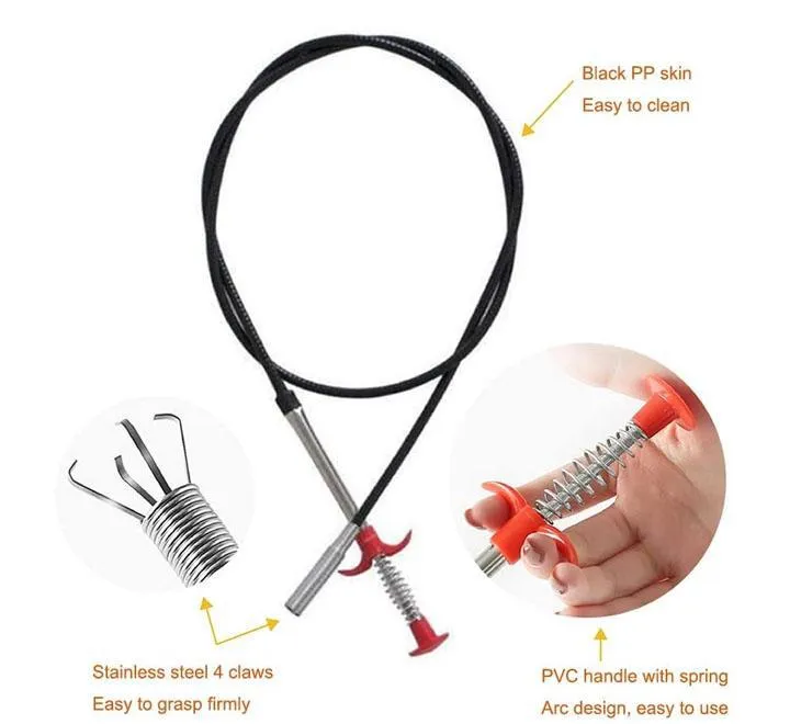 Sewer Trash Pickup Grabber Dredge Tool