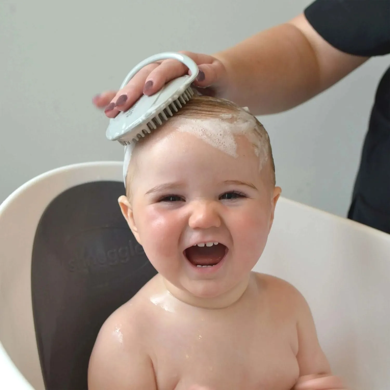 Shnuggle Baby Bath Brush (Grey)