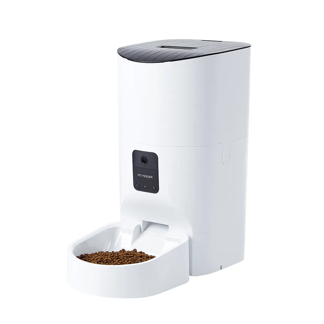 Smart Pet Feeder Camera Automatic Dog Cat Food Dispenser Portable Remote Bowl