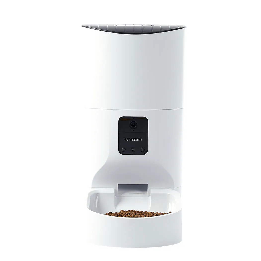 Smart Pet Feeder Camera Automatic Dog Cat Food Dispenser Portable Remote Bowl