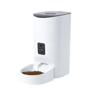 Smart Pet Feeder Camera Automatic Dog Cat Food Dispenser Portable Remote Bowl