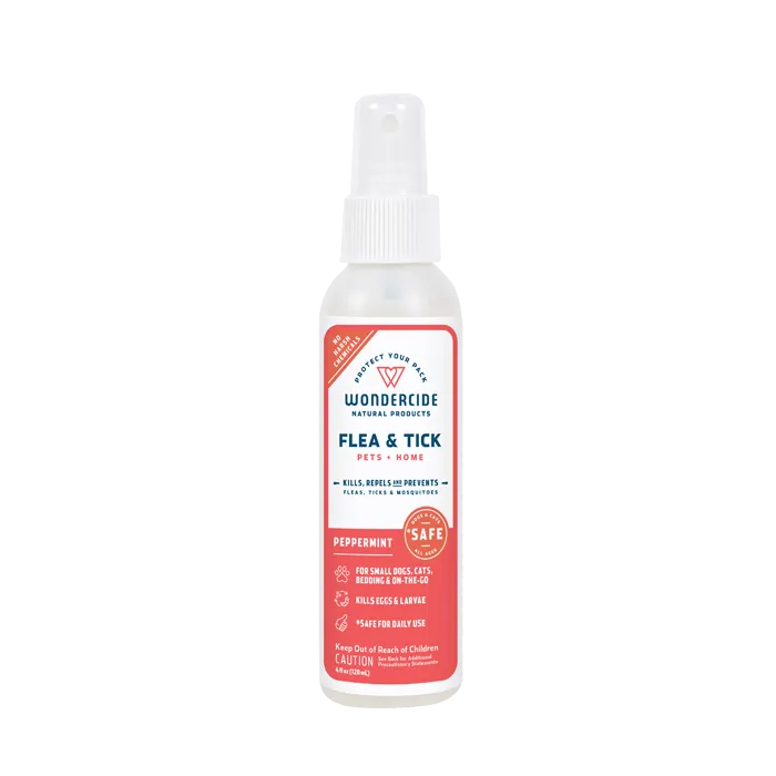 Wondercide Peppermint Flea and Tick Spray for Pets   Home