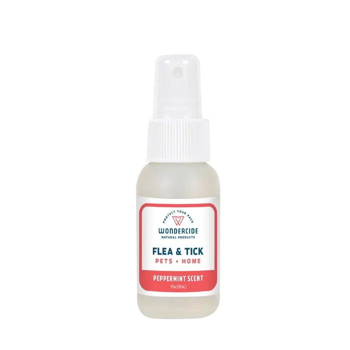 Wondercide Peppermint Flea and Tick Spray for Pets   Home